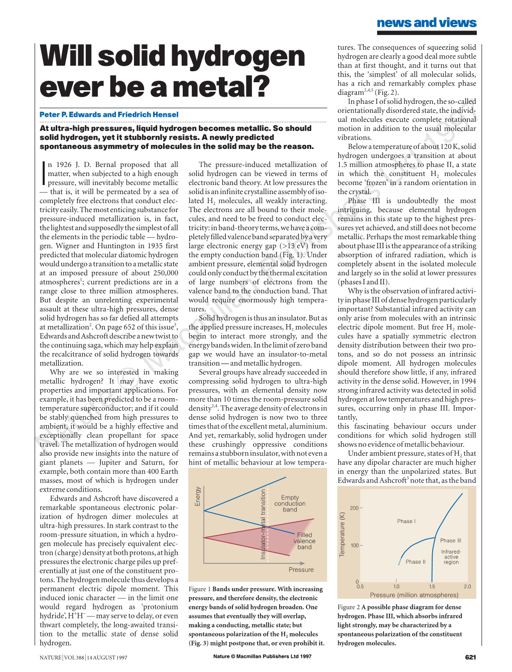 Will Solid Hydrogen Ever Be a Metal?