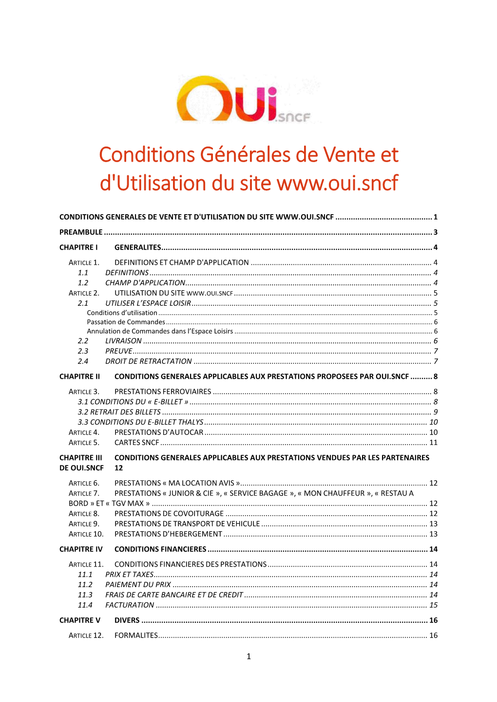 Conditions Générales De Vente Et D'utilisation Du Site