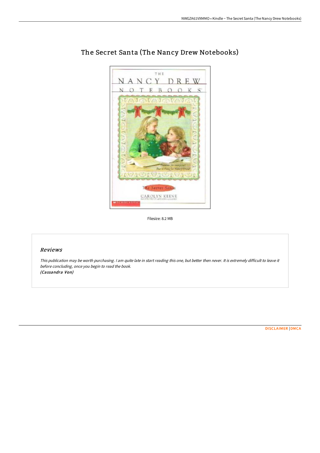 Download PDF &gt; the Secret Santa (The Nancy Drew Notebooks