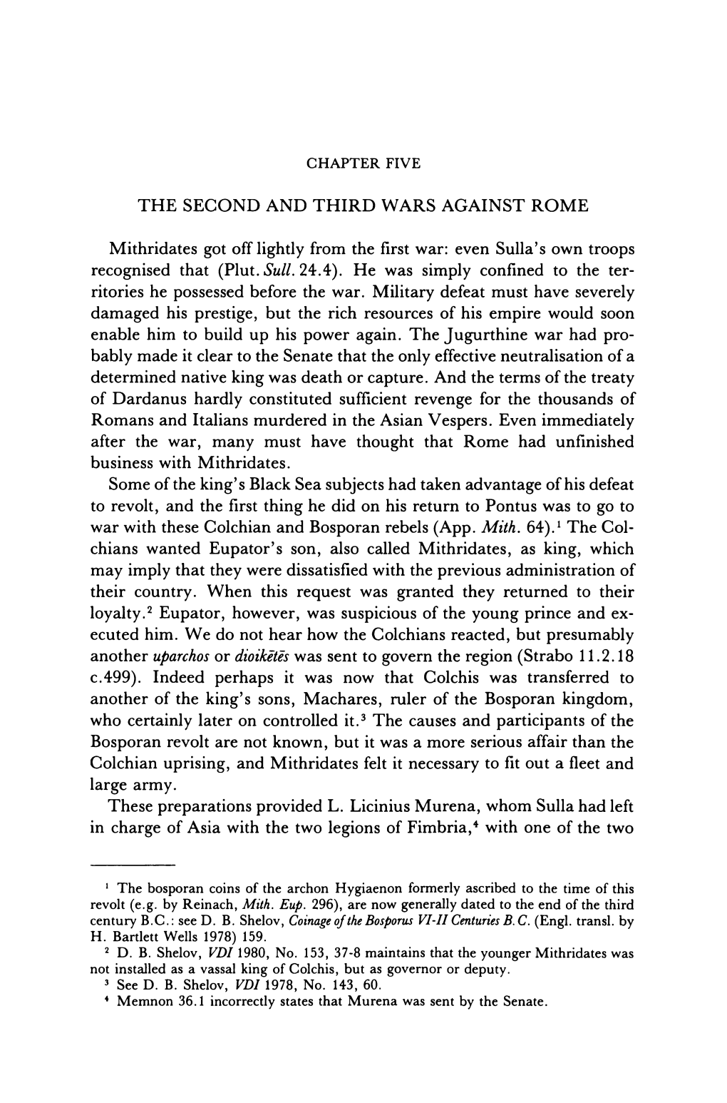 THE SECOND and THIRD WARS AGAINST ROME Mithridates