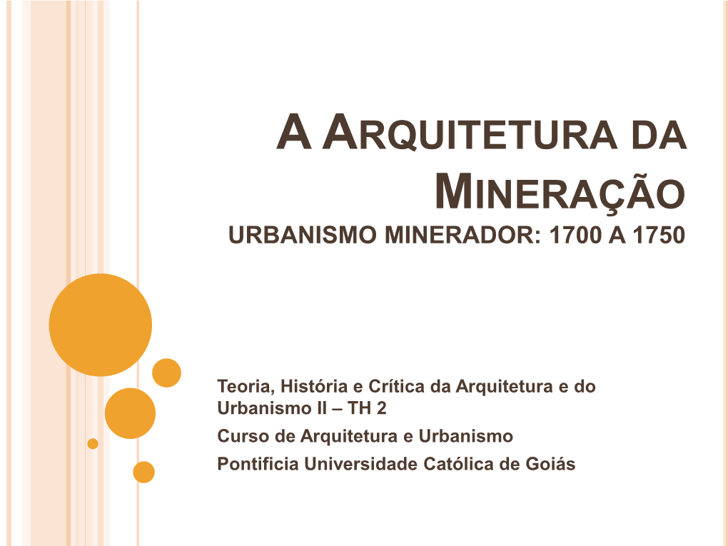 História E Teoria Da Arquitetura E Do Urbanismo I