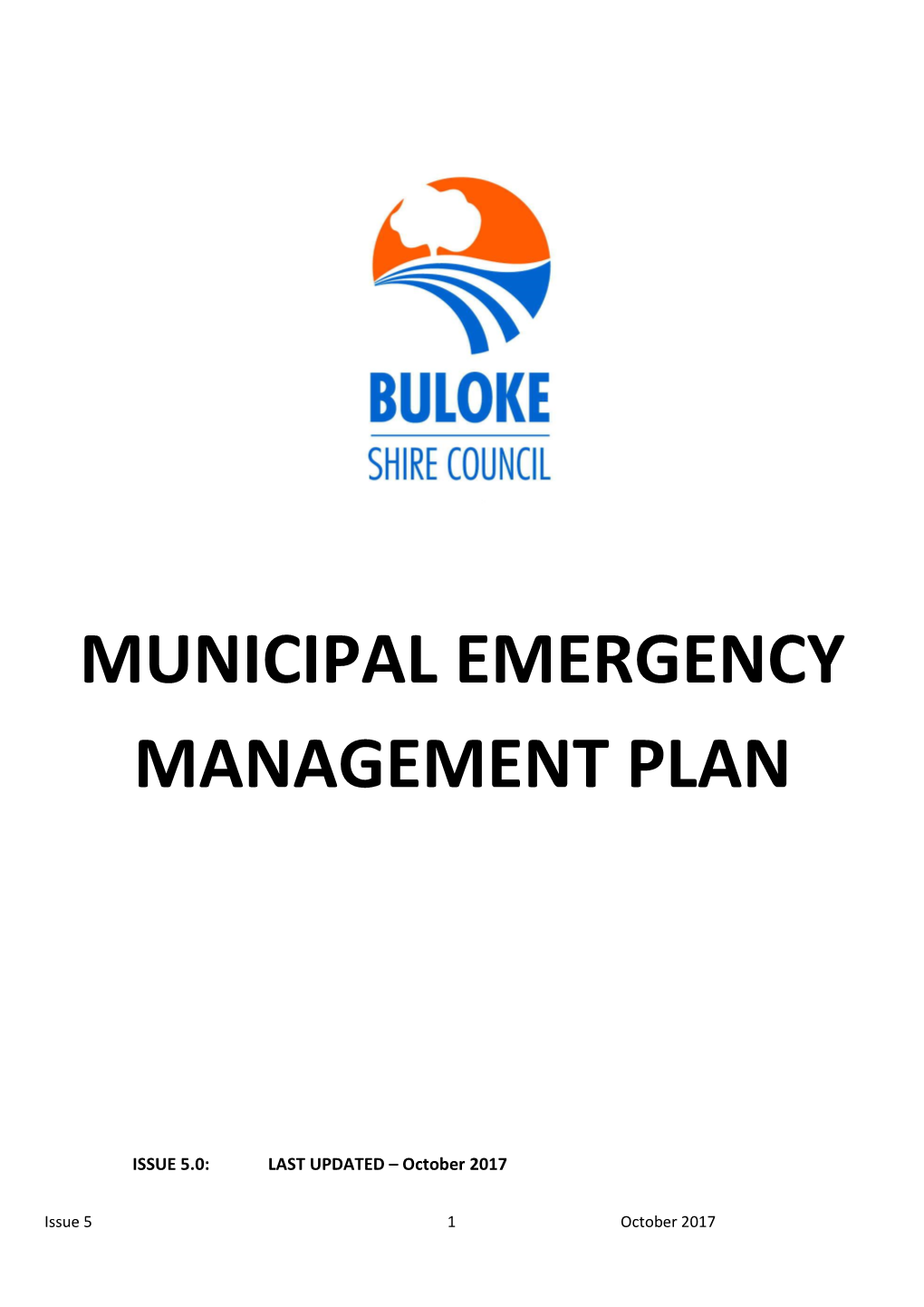 Municipal Emergency Management Plan