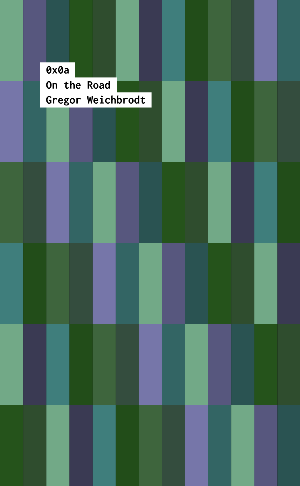 Gregor Weichbrodt on the Road 0X0a