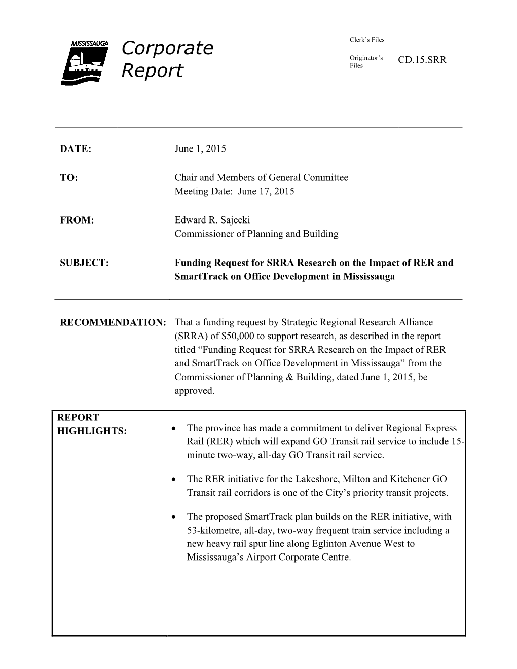 Corporate Report GC2.Doc APPENDIX 1