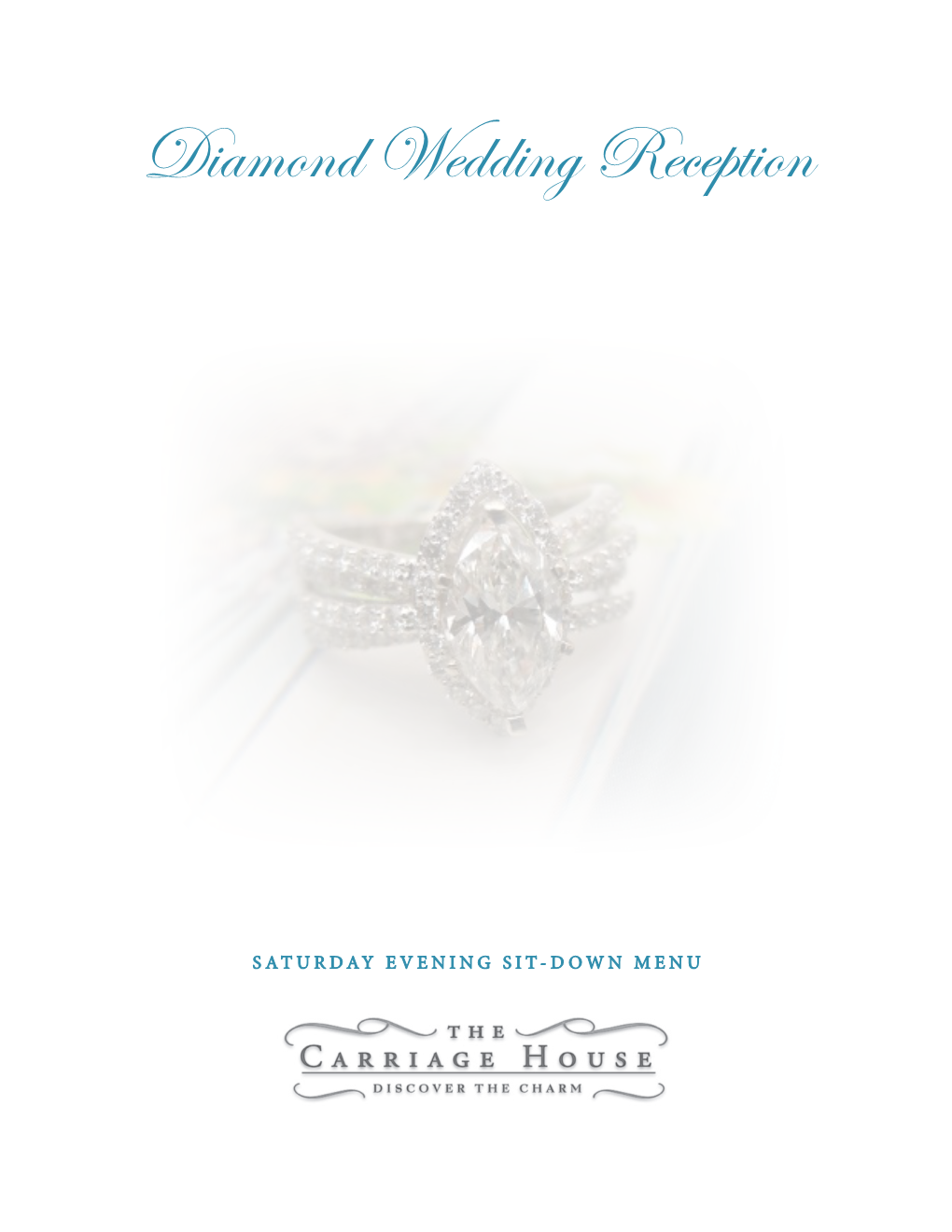Diamond Wedding Reception