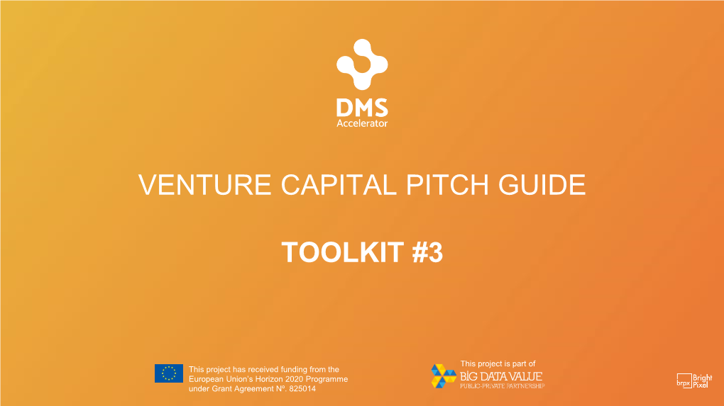 Venture Capital Pitch Guide Toolkit #3