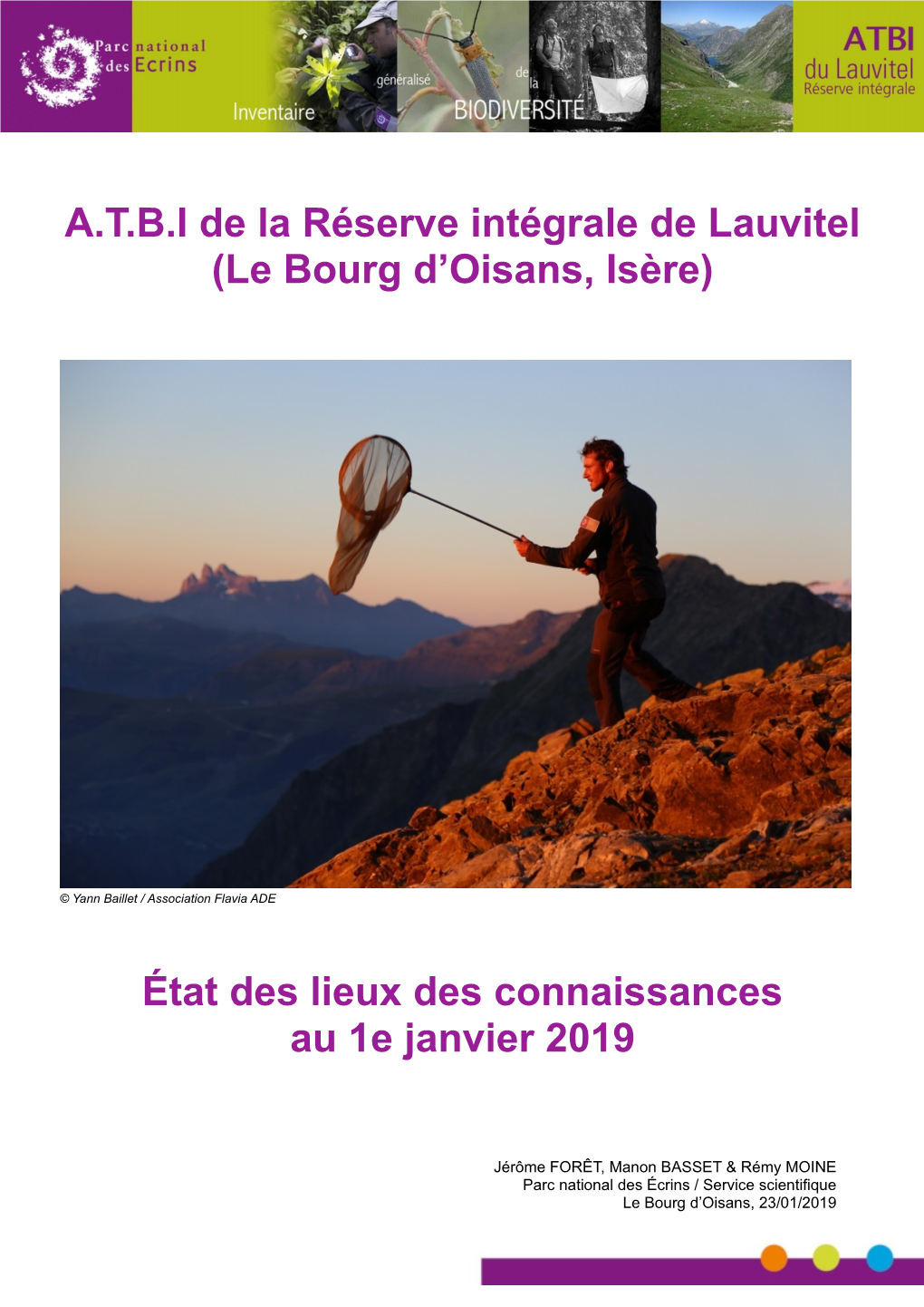 ATBI De La Réserve Intégrale De Lauvitel