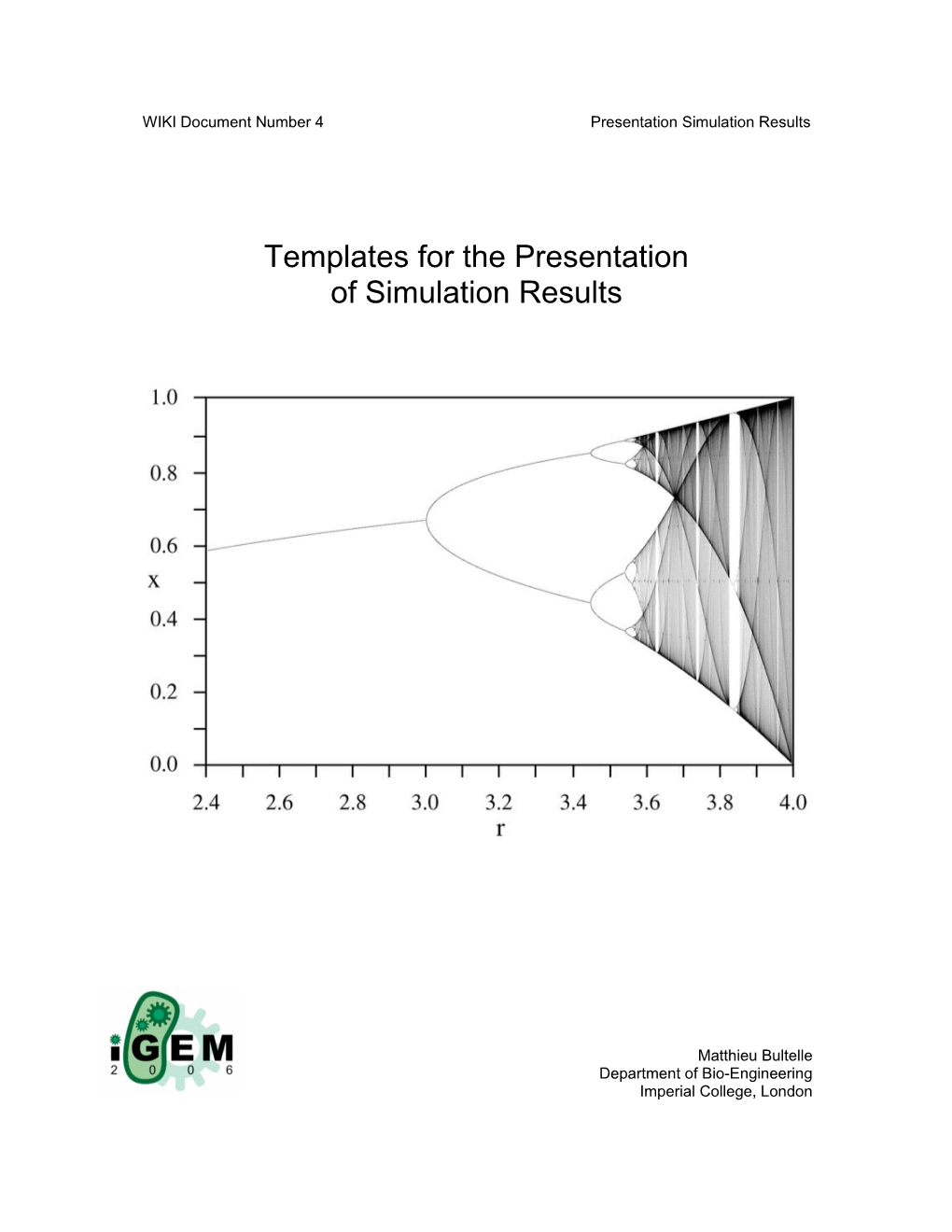 WIKI Document Number 4 Presentation Simulation Results