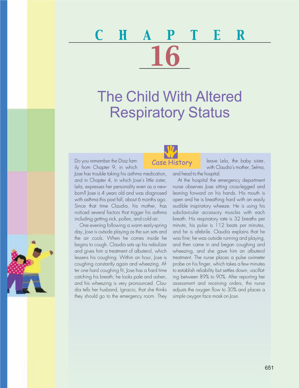 The Child with Altered Respiratory Status