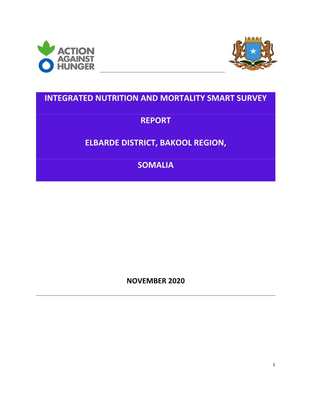 Integrated Nutrition and Mortality Smart Survey