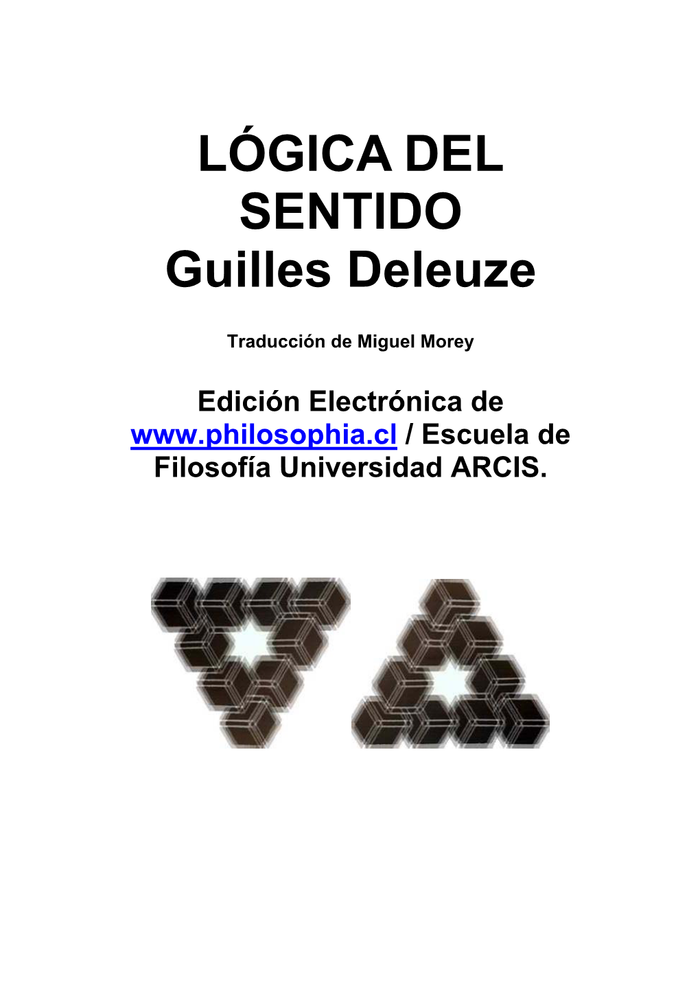 LÓGICA DEL SENTIDO Guilles Deleuze