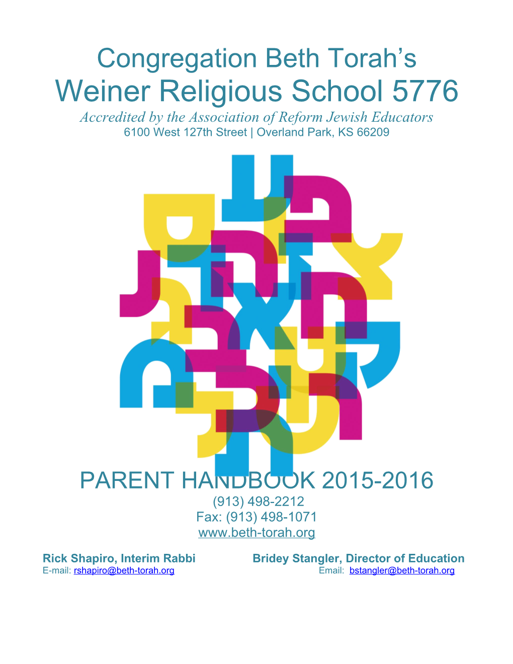 What Is Congregation Beth Torah S Weiner Religious School