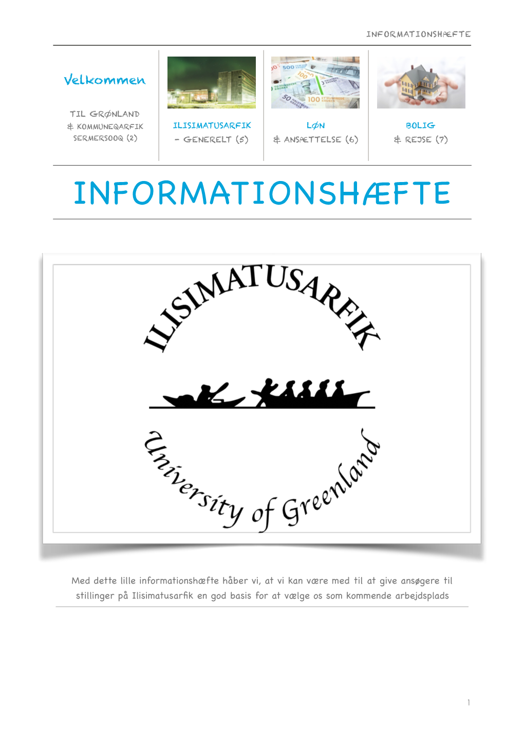 Ilisimatusarfik Informationshæfte