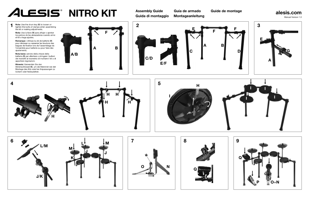 Nitro Drum Kit Assembly Guide