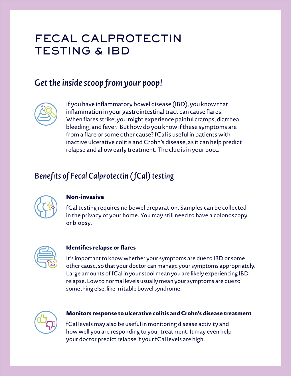 Fecal Calprotectin Testing &