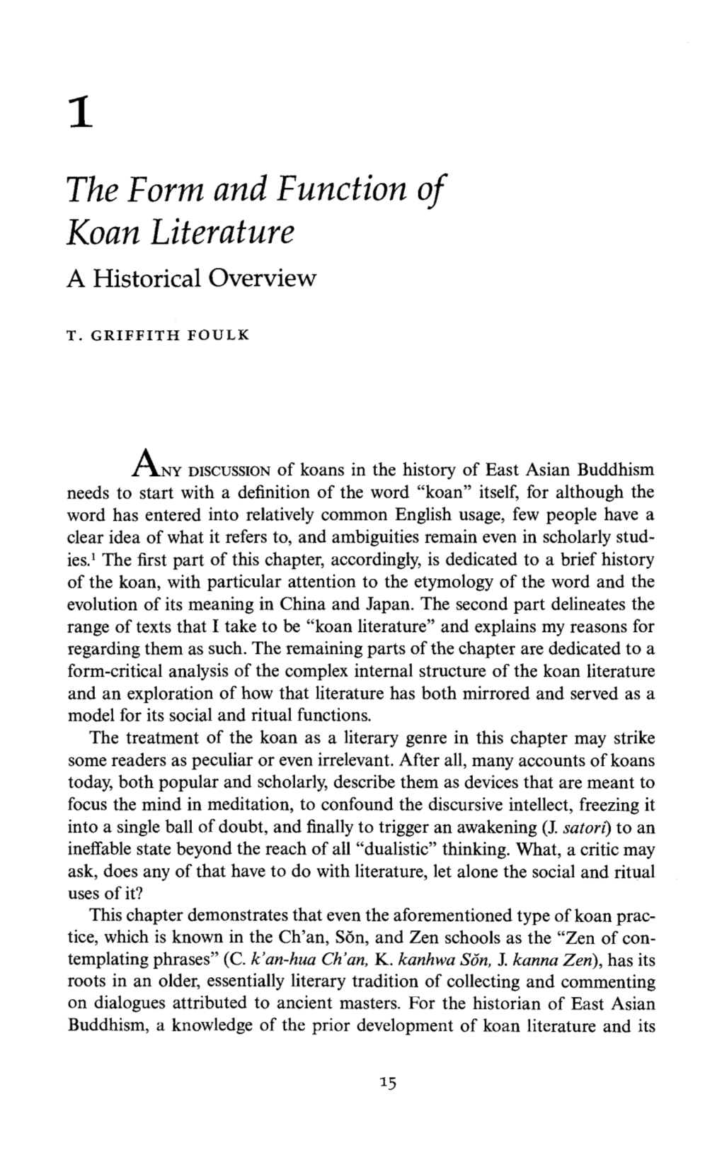 The Koan : Texts and Contexts in Zen Buddhism