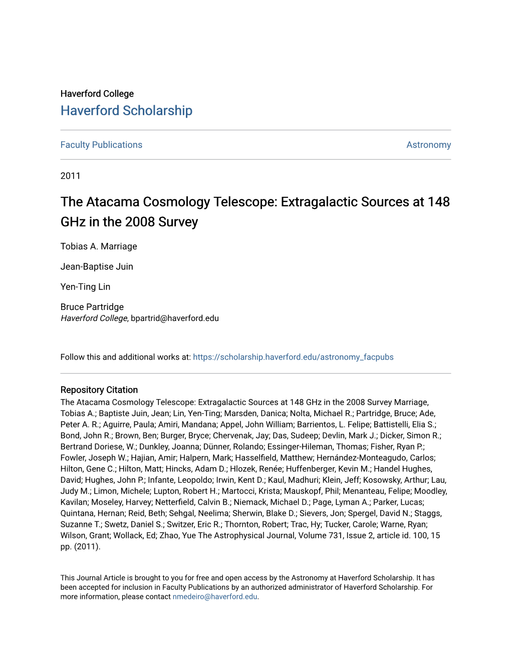 The Atacama Cosmology Telescope: Extragalactic Sources at 148 Ghz in the 2008 Survey