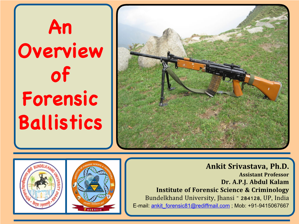 Presentation Ballistics