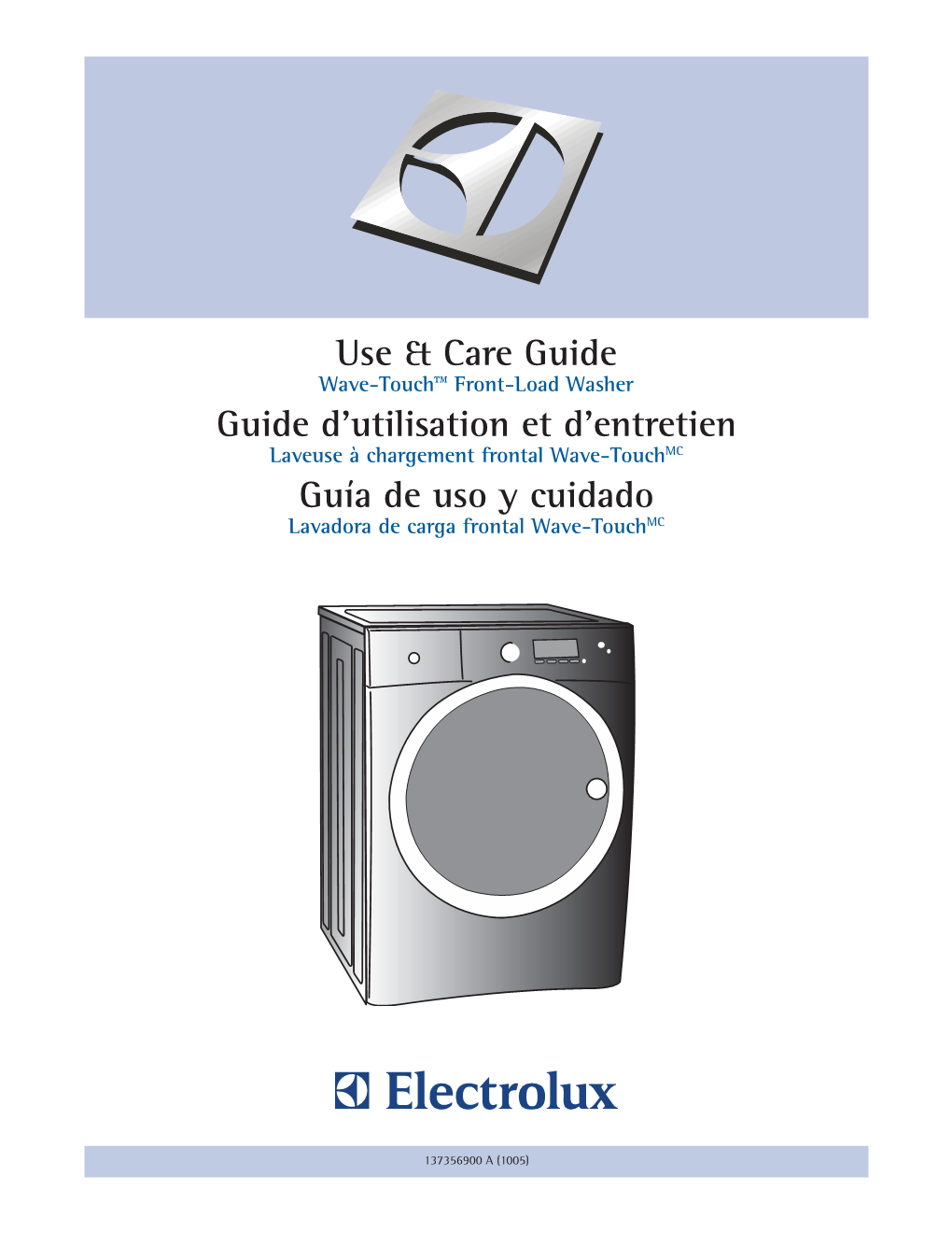 Electrolux Ewfls70jss Use and Care Manual