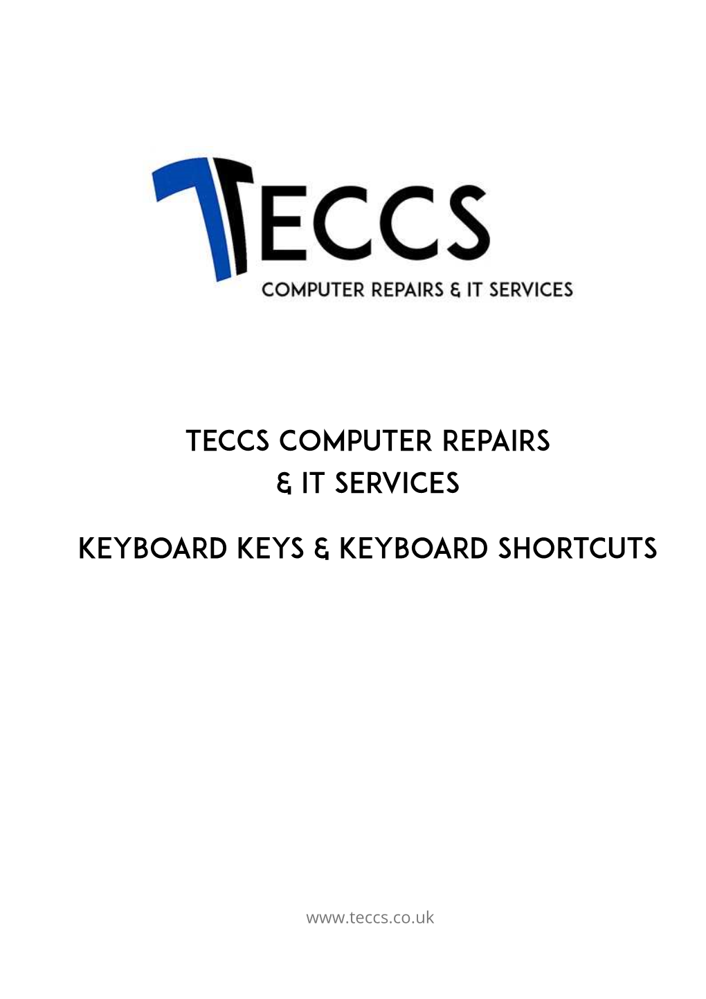 TECCS Tutorial on Keyboard Shortcuts