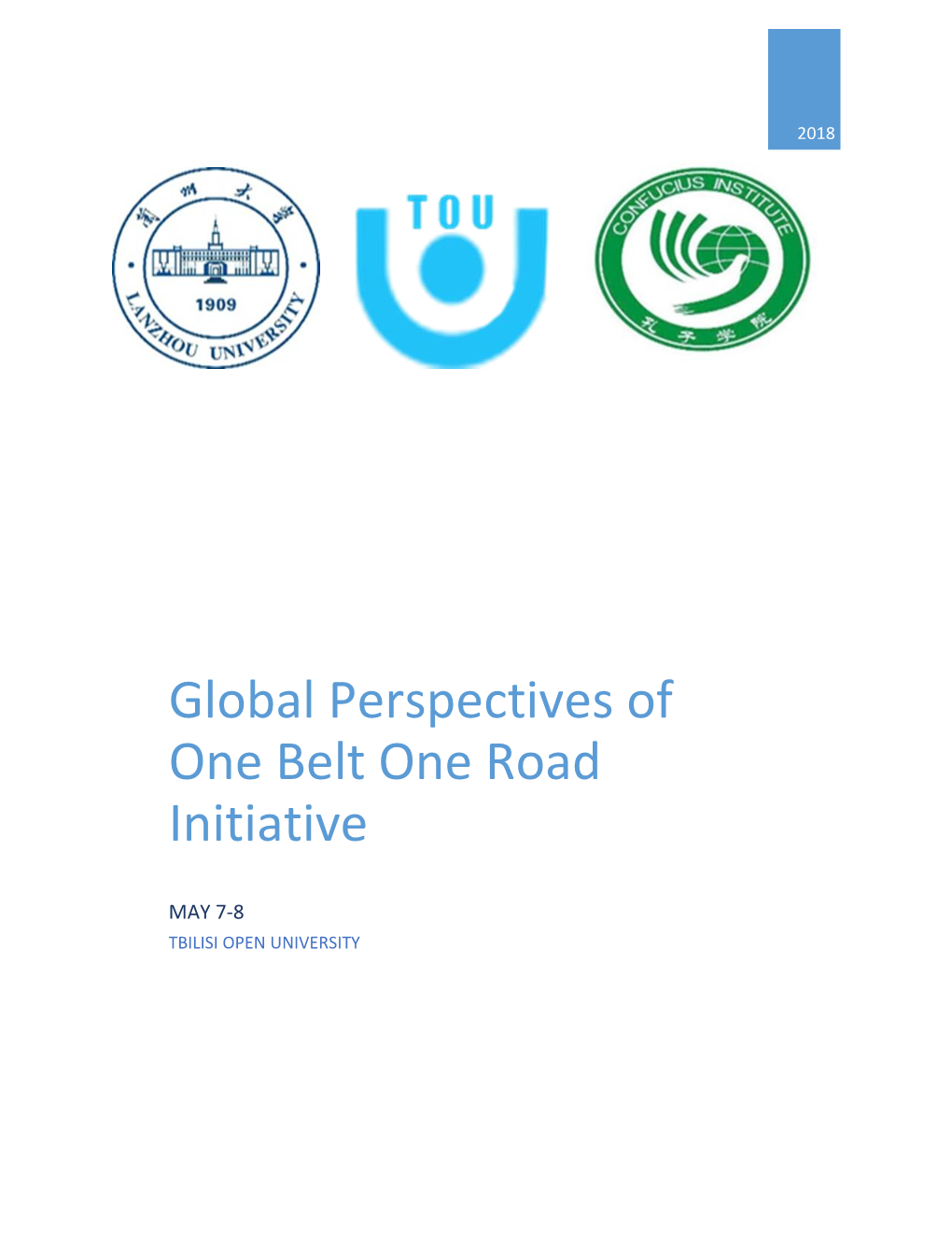 Global Perspectives of One Belt One Road Initiative