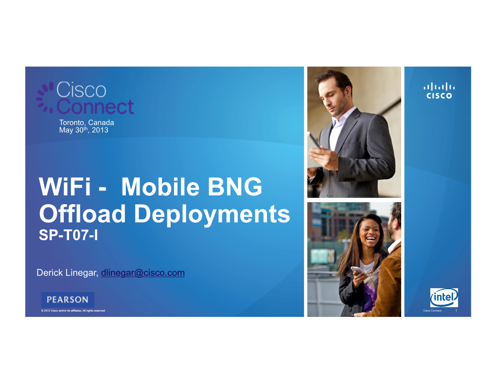 Wifi - Mobile BNG Offload Deployments SP-T07-I