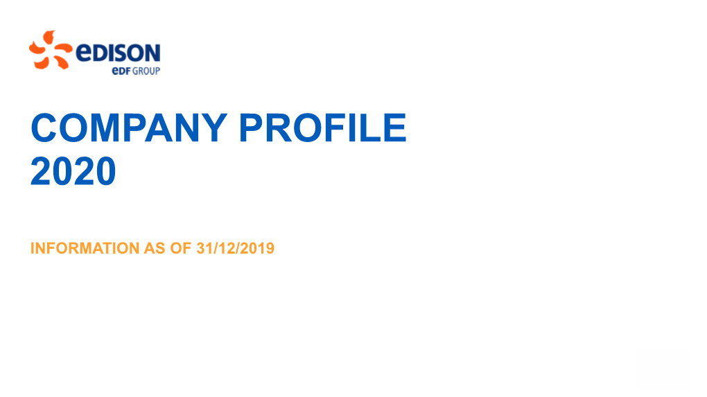 Company Profile 2020