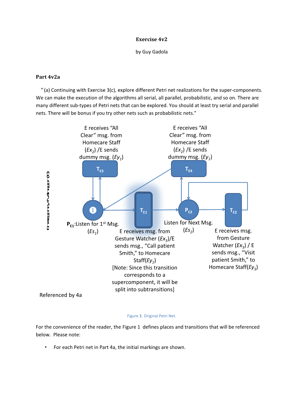 Figure 1. Original Petri Net