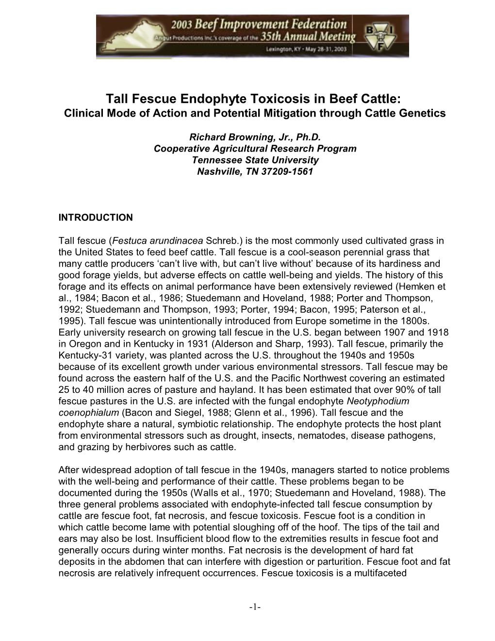 Using Beef Cattle Genetics to Manage