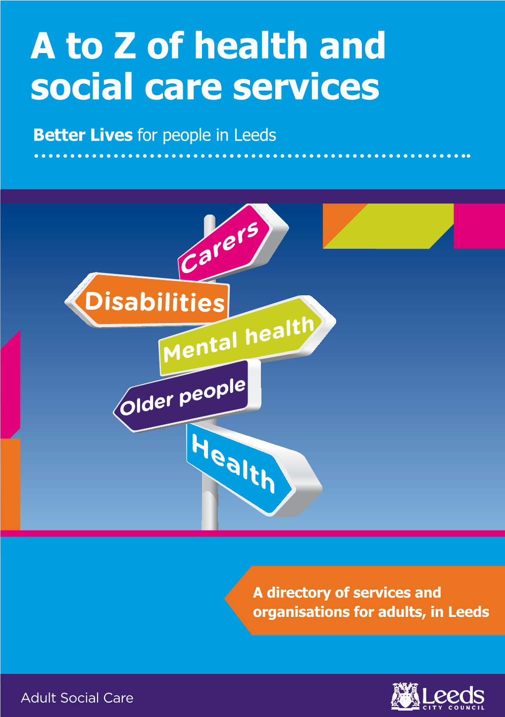 A to Z of Health and Social Care Services