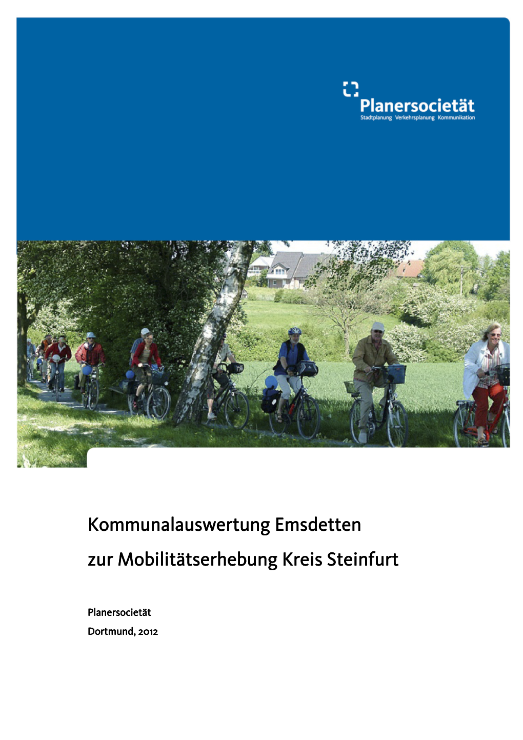 2.Ergebnisse Der Mobilitätsbefragung Für Emsdetten