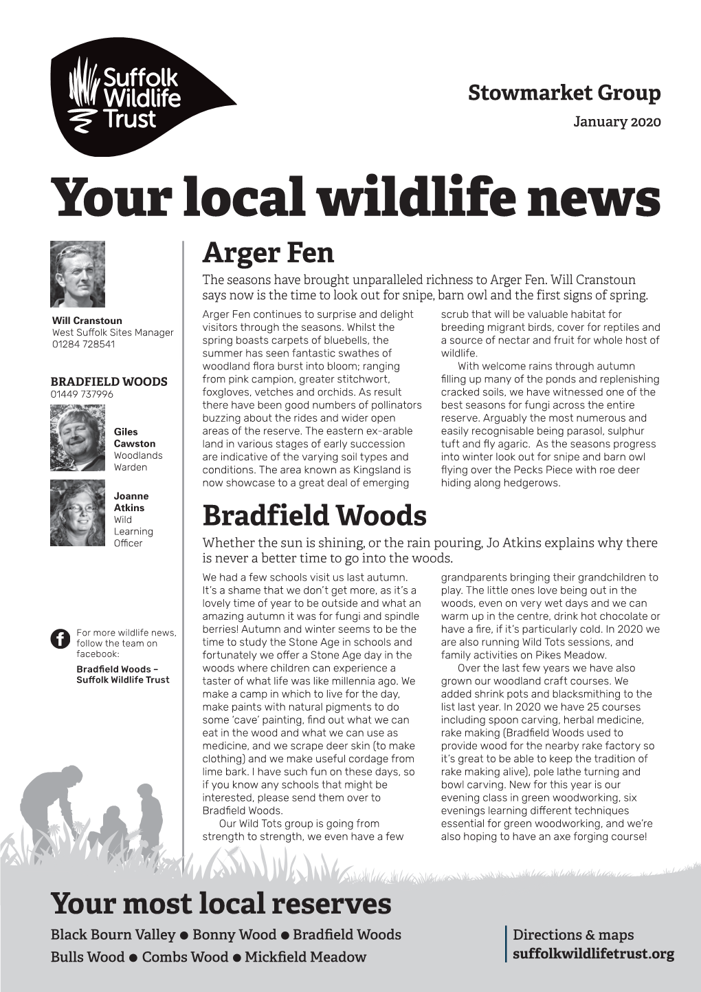 Your Local Wildlife News Arger Fen the Seasons Have Brought Unparalleled Richness to Arger Fen