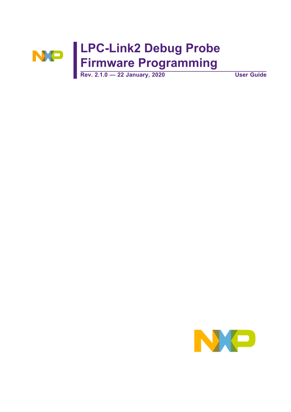 LPC-Link2 Debug Probe Firmware Programming Rev