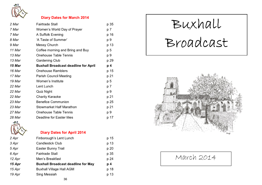 Buxhall Broadcast