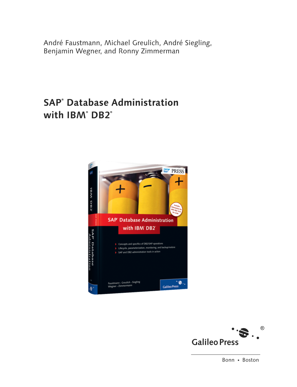 SAP Database Administration with IBM