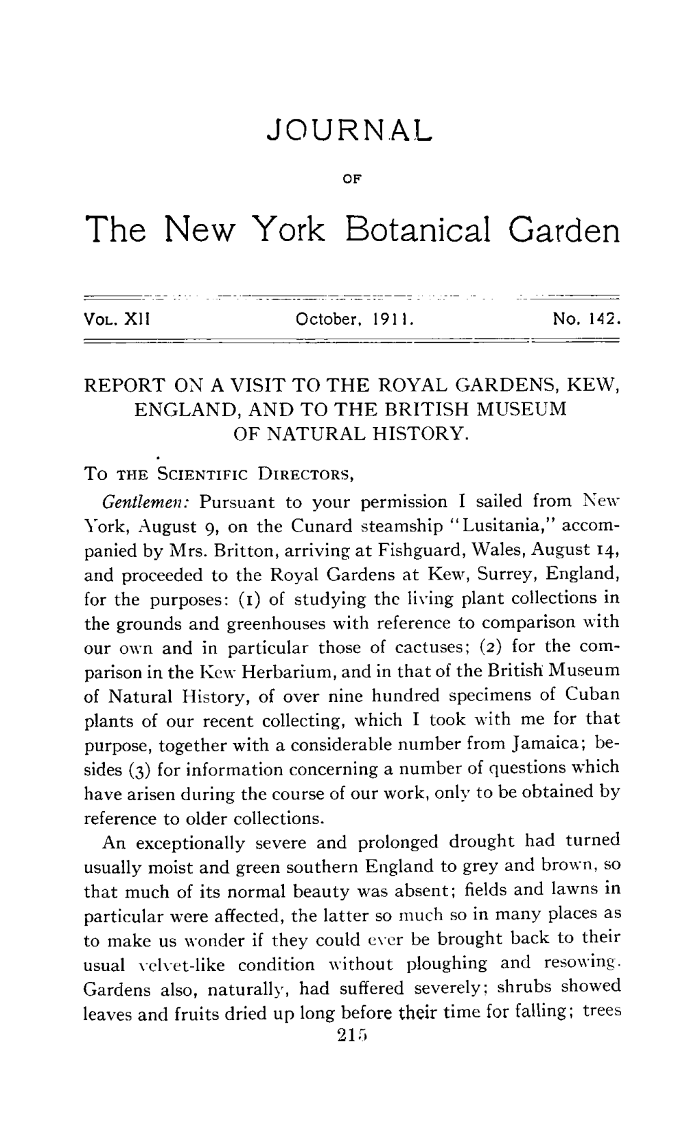 The New York Botanical Garden