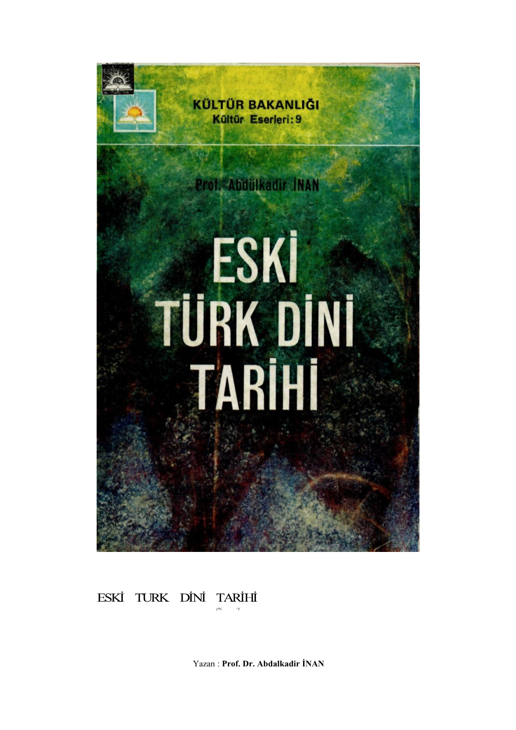 ESKİ TURK DİNİ TARİHİ Y*N ^V