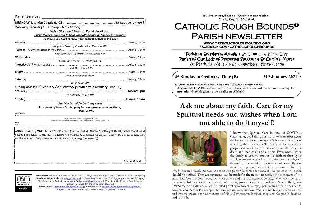 Liturgical Services in the Parish