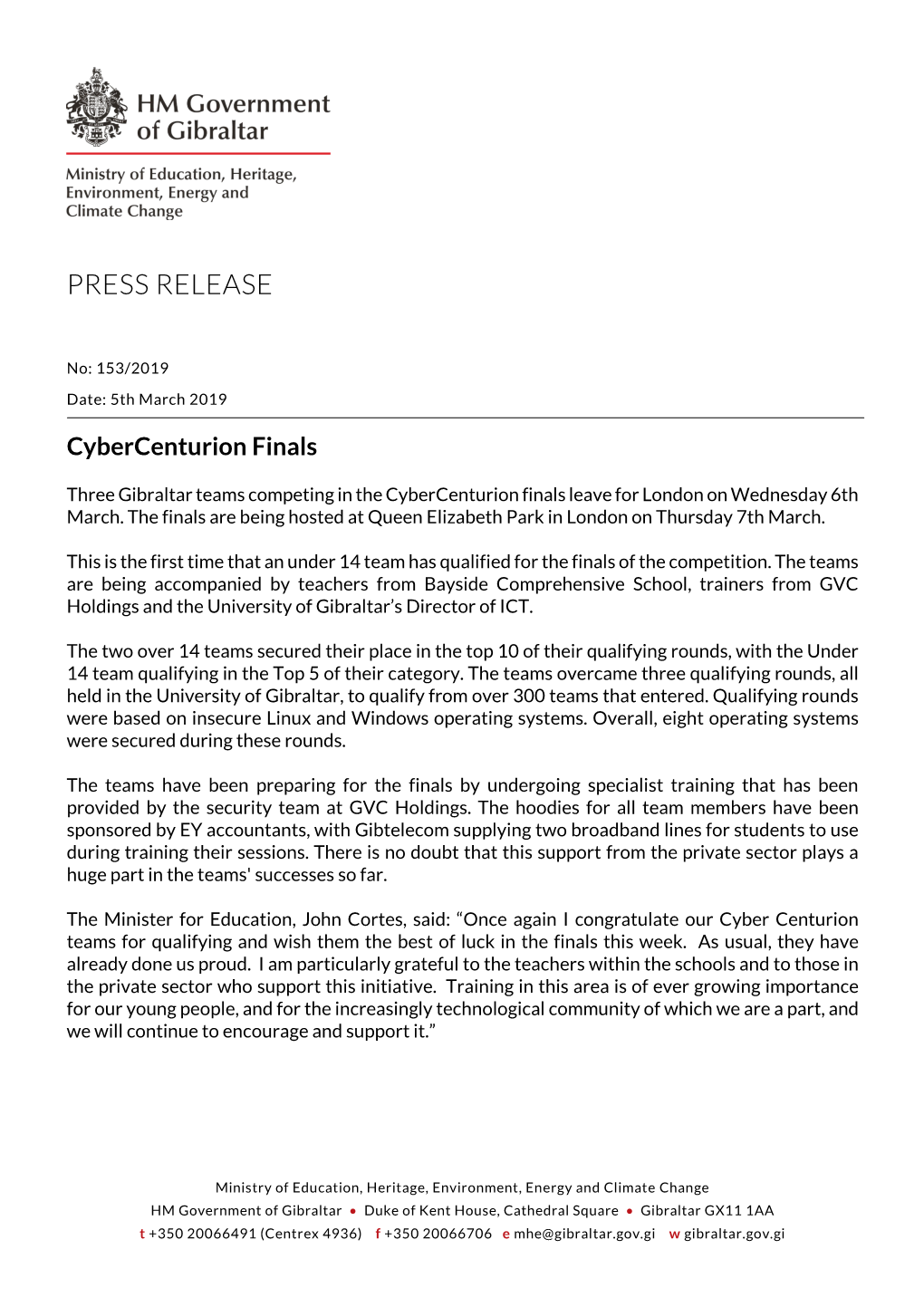 Press Release