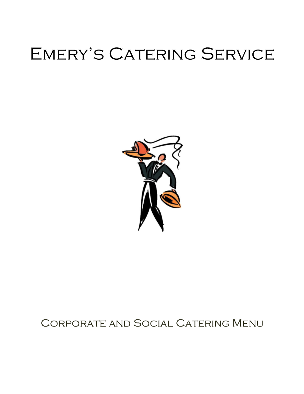 Catering Menu