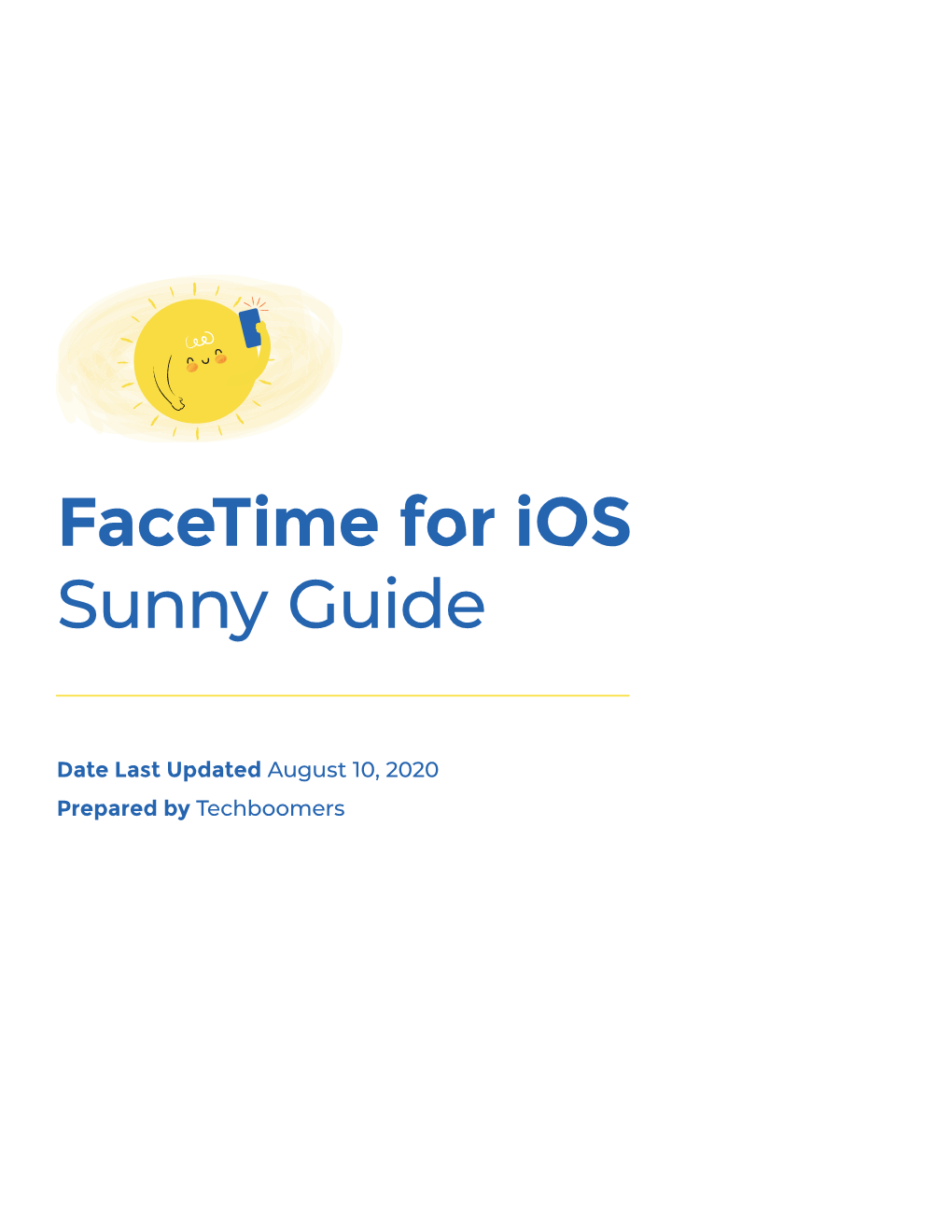 Facetime for Ios Sunny Guide