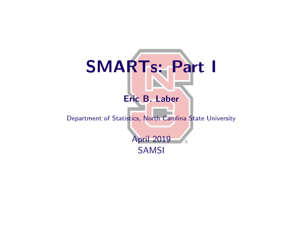 Smarts: Part I