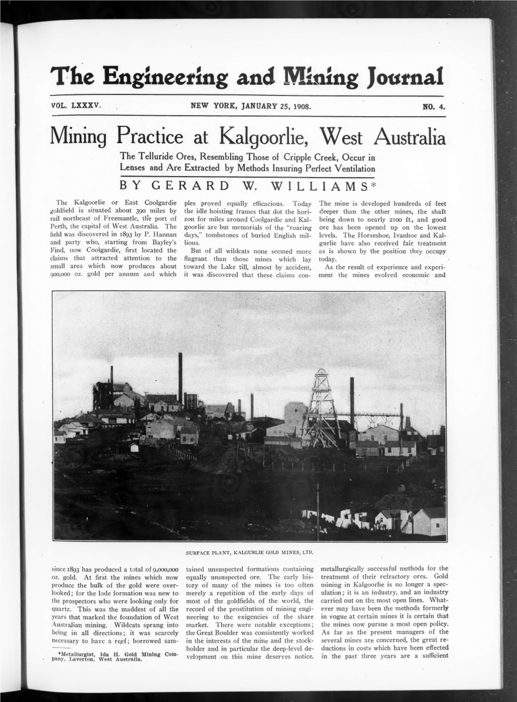The Engineering and Mining Journal 1908-01-25