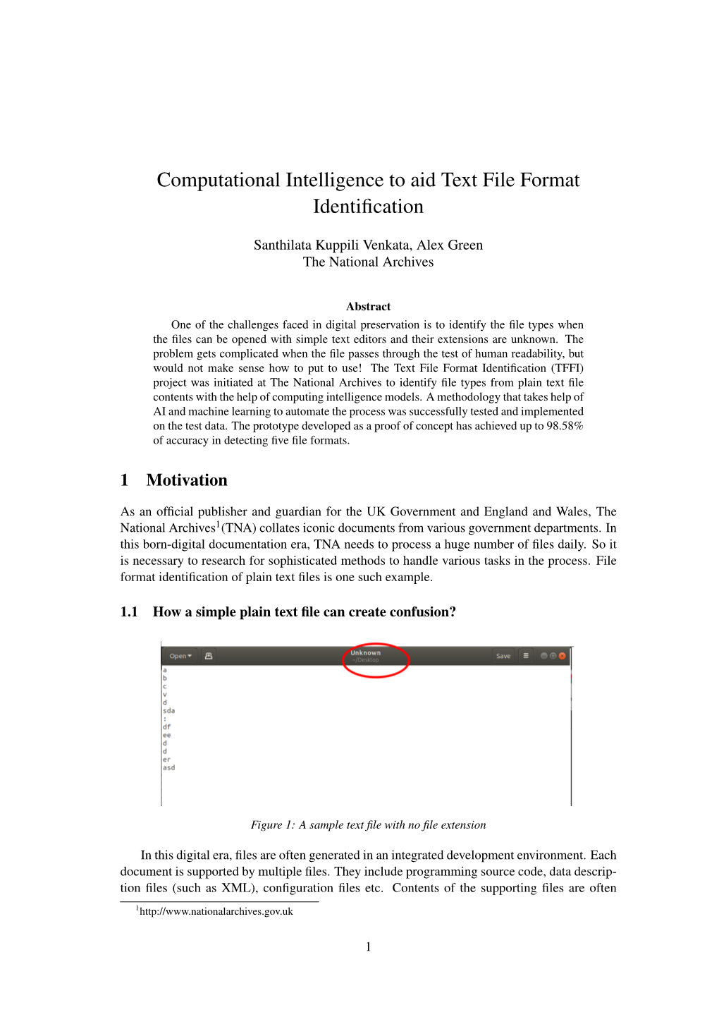 Computational Intelligence to Aid Text File Format Identification