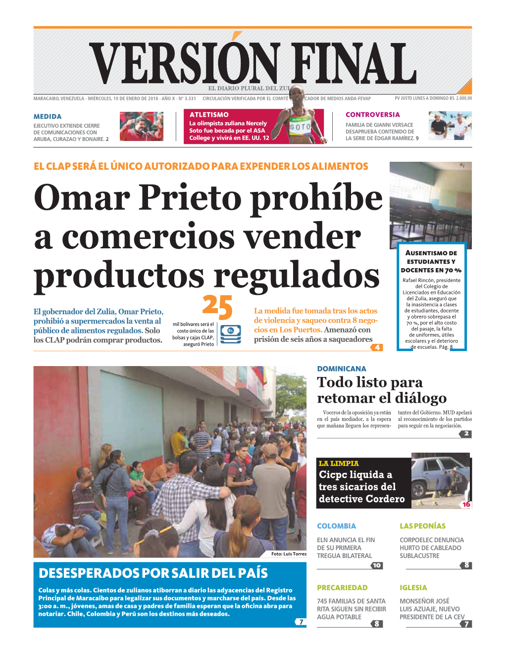 Omar Prieto Prohíbe a Comercios Vender Productos Regulados 25