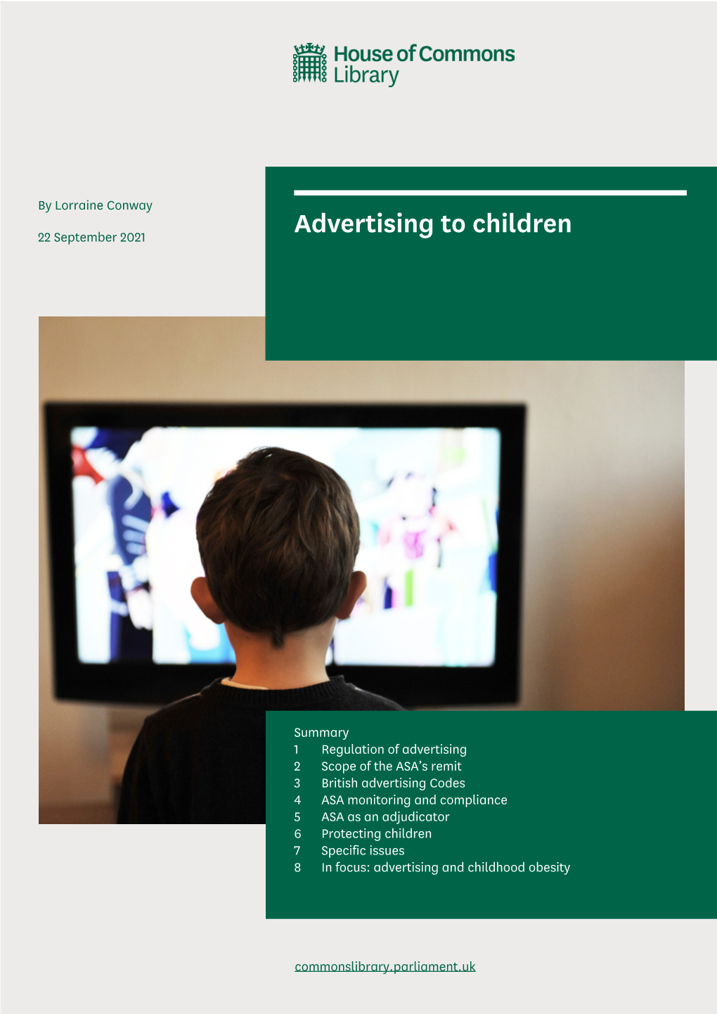 Advertising to Children