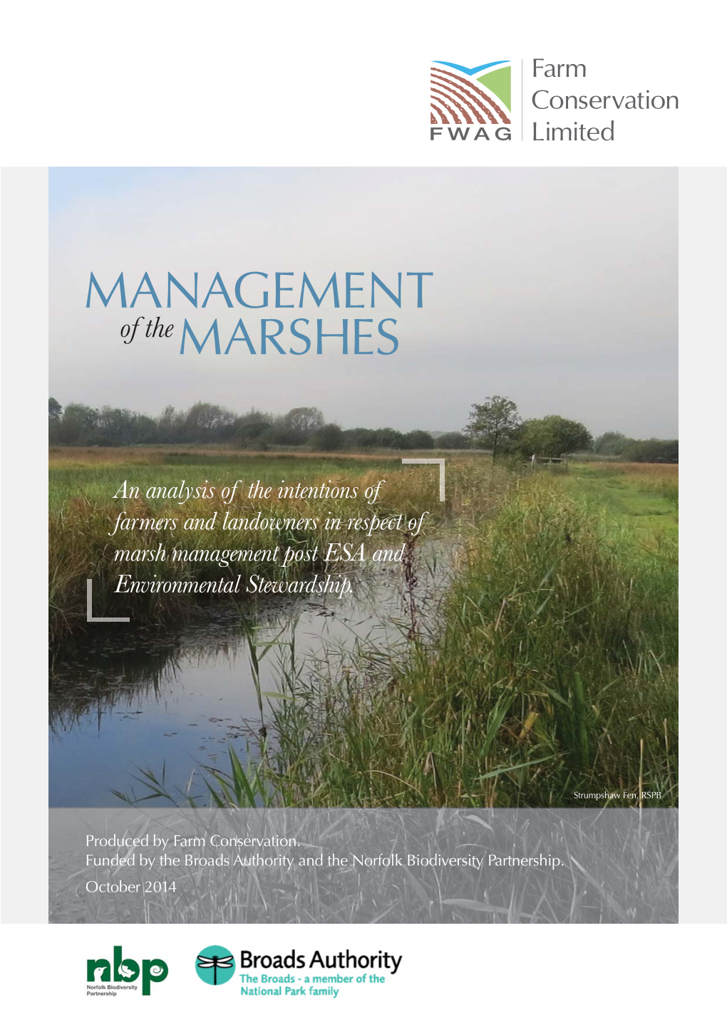MANAGEMENT of the MARSHES