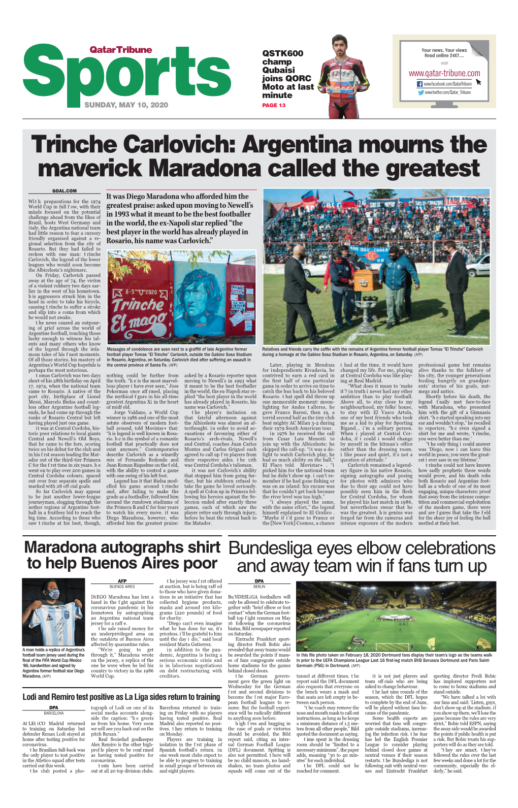 Trinche Carlovich: Argentina Mourns the Maverick Maradona Called the Greatest
