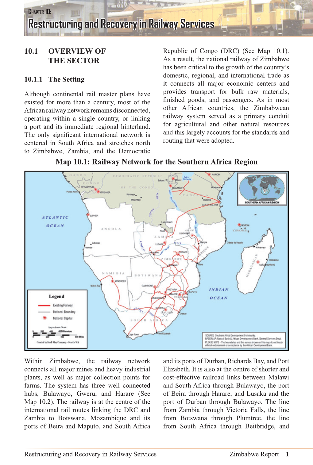 CHAPTER 10: Restructuring and Recovery in Railway Services