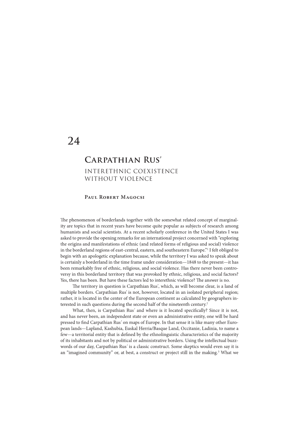 Carpathian Rus', 1848–1948 (Cambridge, Mass.: Harvard University Press, 1978), Esp